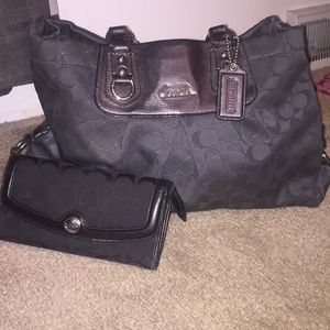 Coach purse + wallet set